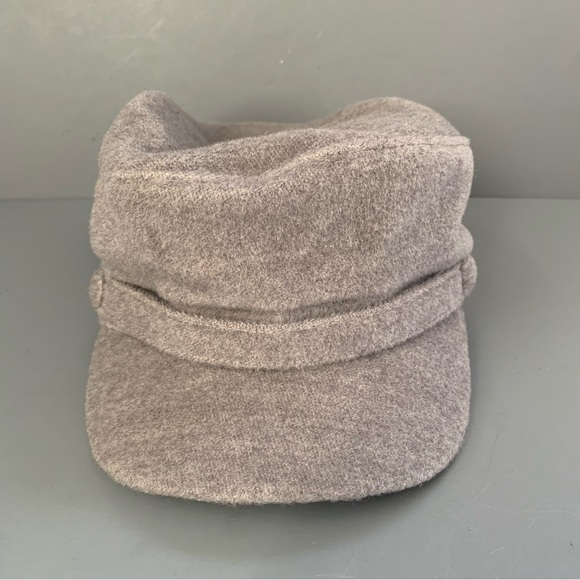 Hat Attack New York Grey Slouchy Baker Boy Luxe Yacht Hat Jessica Alba RARE main image 12